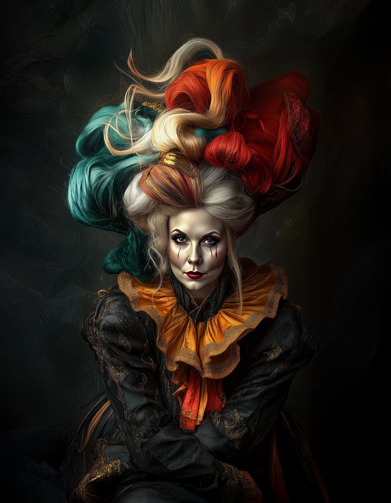 Venetiansk clown selfie_HellenPToivola